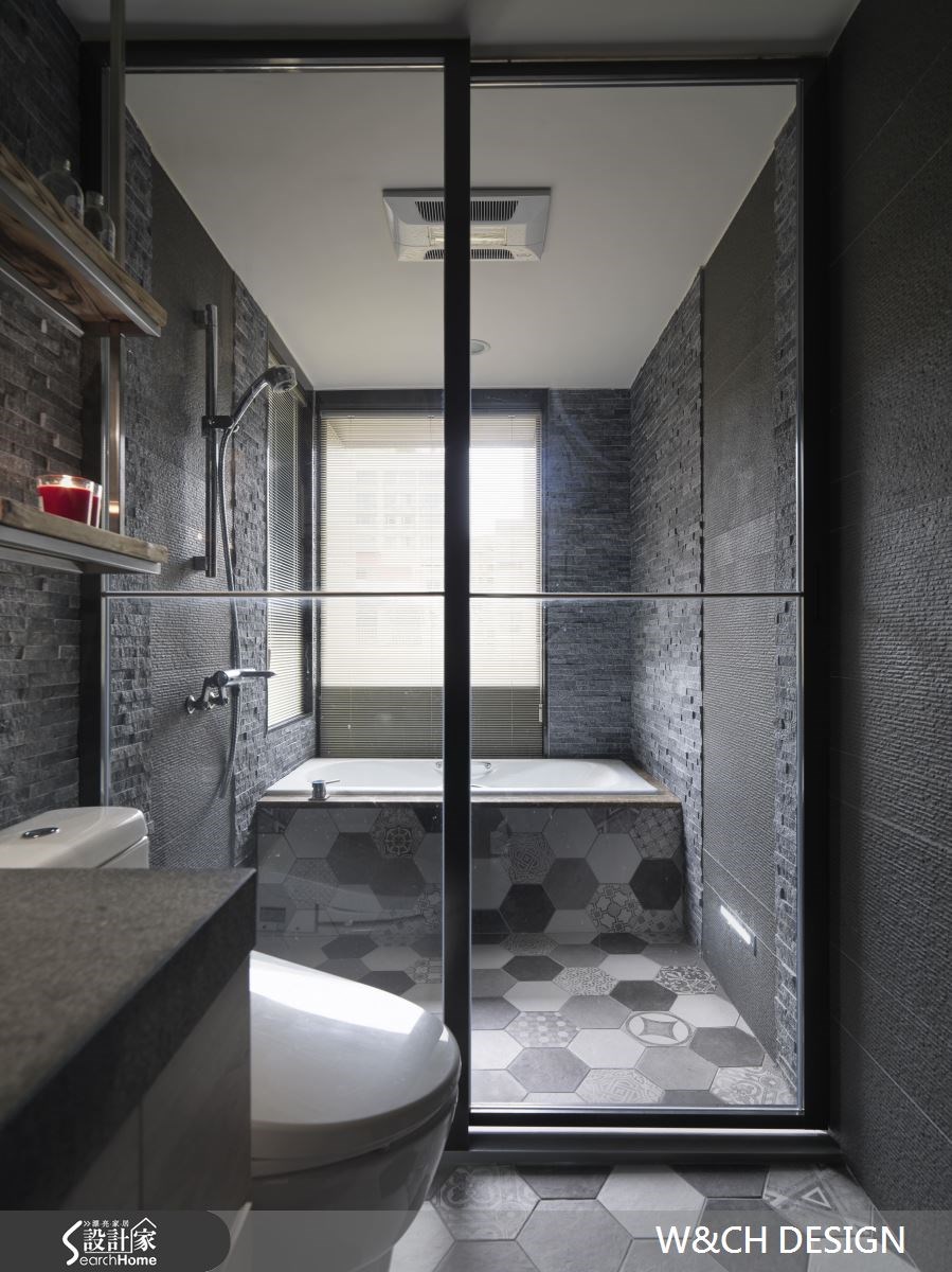 30坪中古屋(5~15年)＿工業風浴室案例圖片＿W&CH 大器國際室內裝修設計＿W&CH_10之10