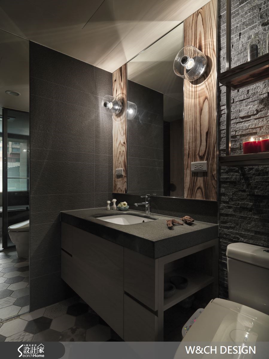 30坪中古屋(5~15年)＿工業風浴室案例圖片＿W&CH 大器國際室內裝修設計＿W&CH_10之11