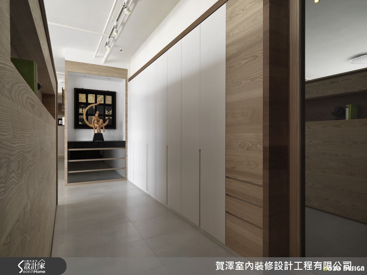 45坪新成屋(5年以下)＿現代風走廊案例圖片＿賀澤室內設計＿賀澤_01之1