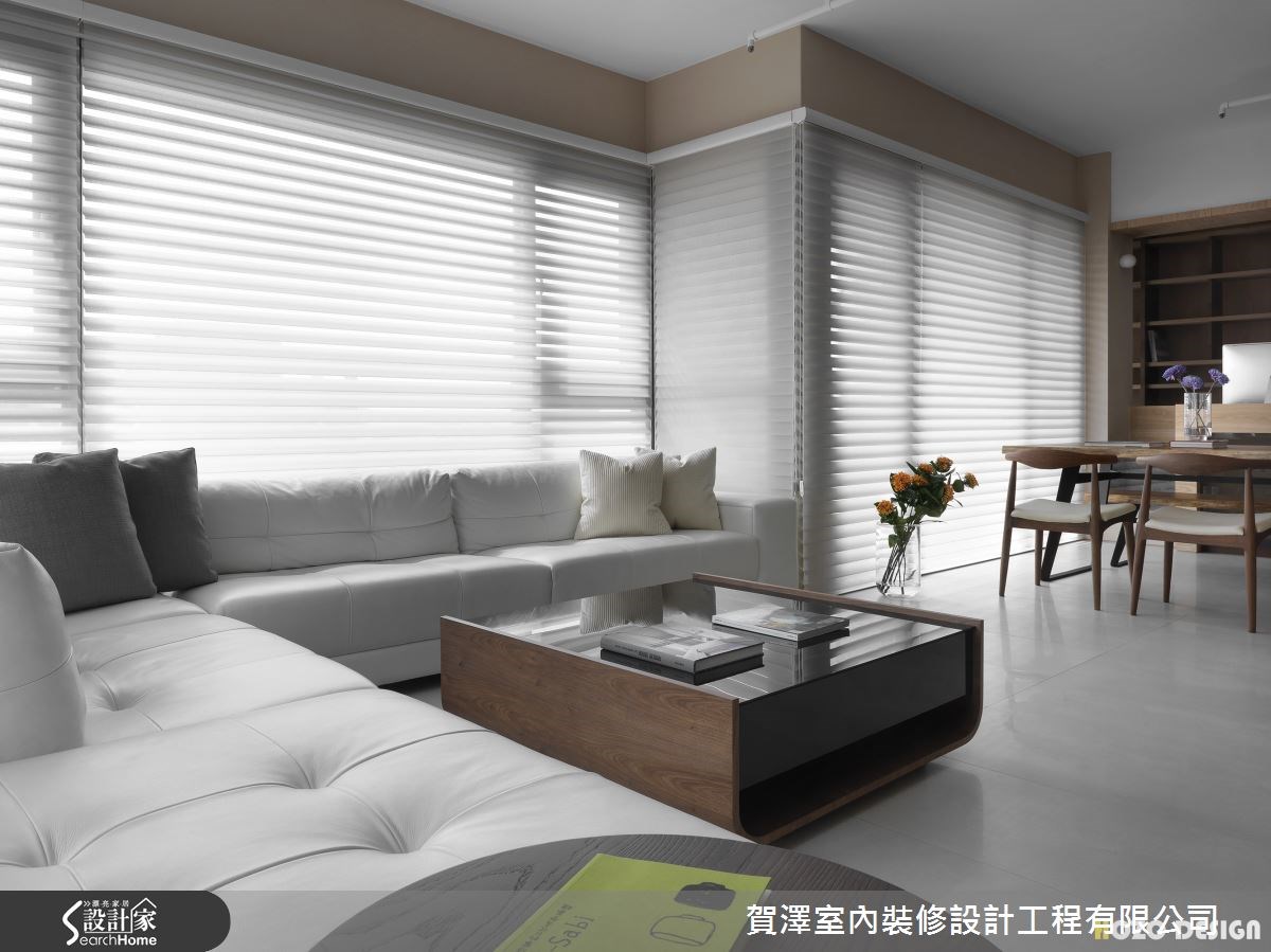 45坪新成屋(5年以下)＿現代風客廳案例圖片＿賀澤室內設計＿賀澤_01之5