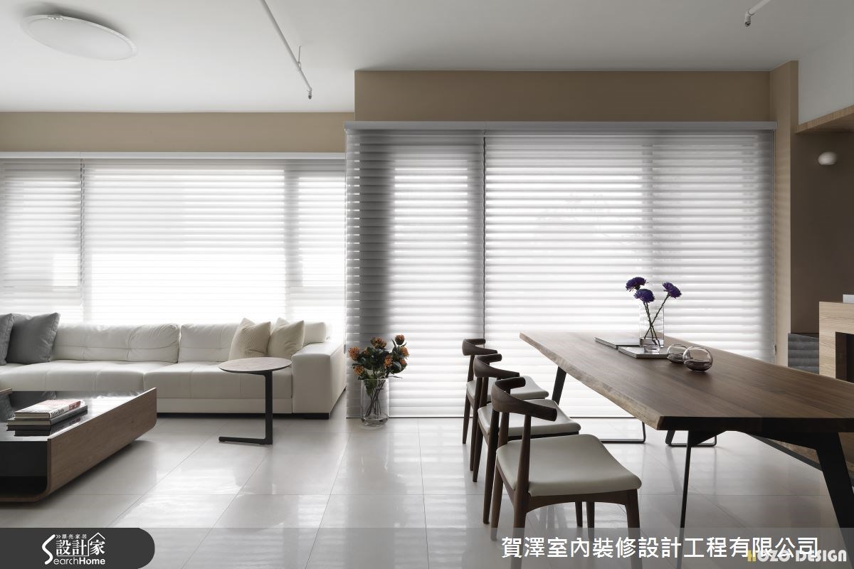45坪新成屋(5年以下)＿現代風客廳餐廳案例圖片＿賀澤室內設計＿賀澤_01之9
