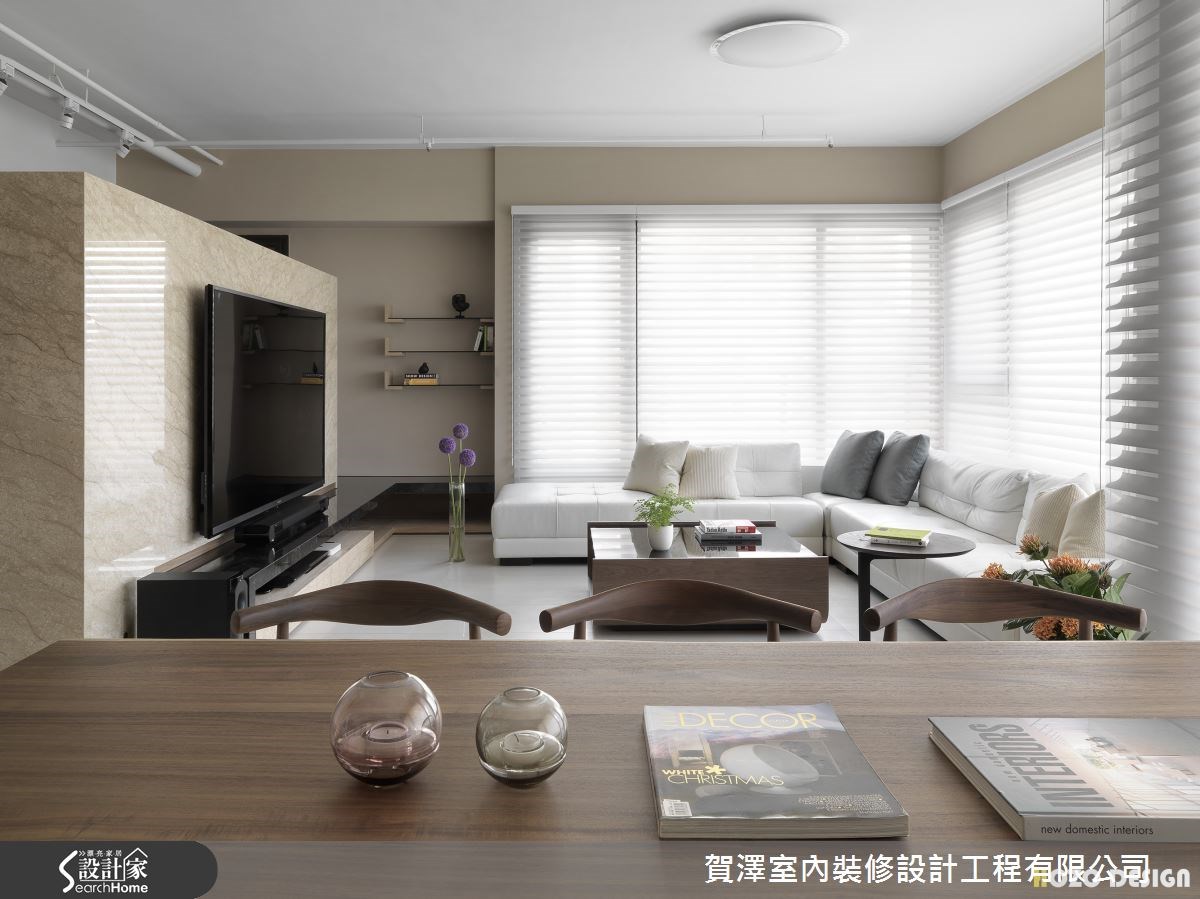 45坪新成屋(5年以下)＿現代風客廳餐廳案例圖片＿賀澤室內設計＿賀澤_01之13