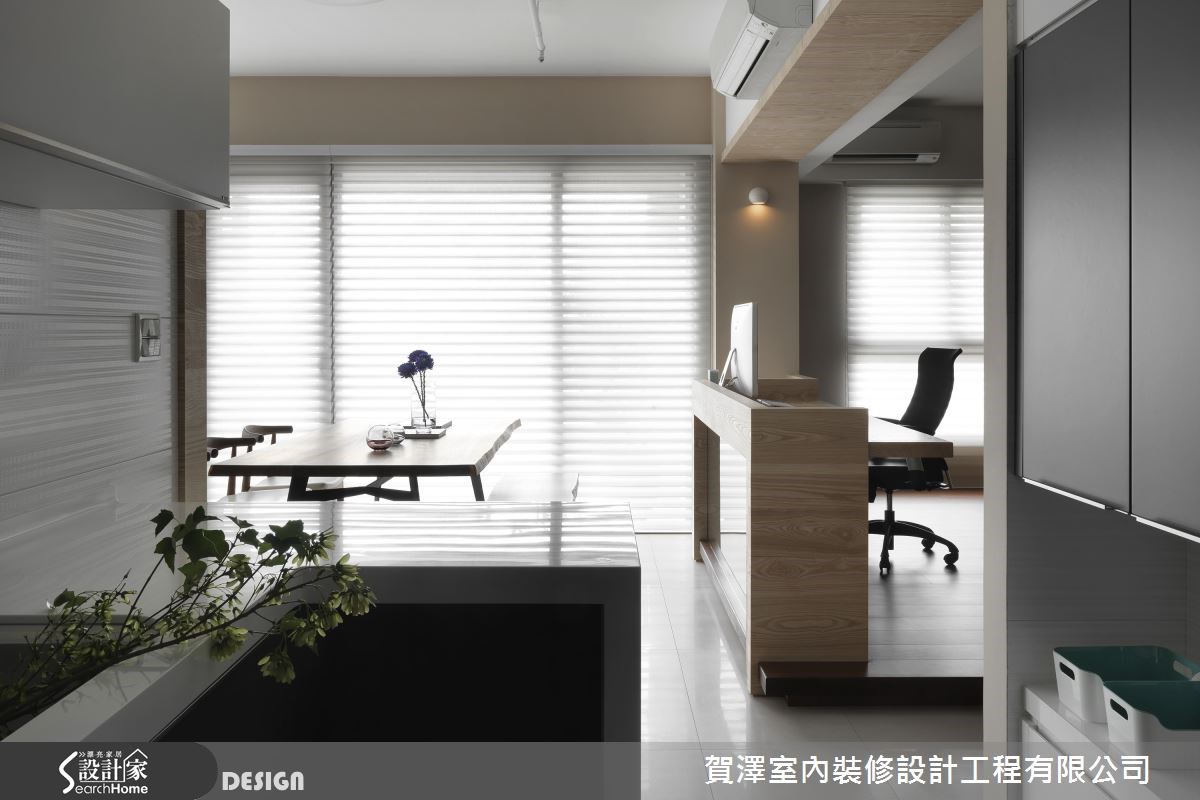 45坪新成屋(5年以下)＿現代風餐廳書房案例圖片＿賀澤室內設計＿賀澤_01之19