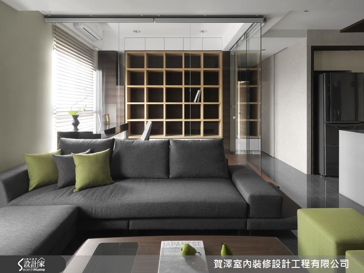 25坪預售屋＿現代風客廳案例圖片＿賀澤室內設計＿賀澤_03之1