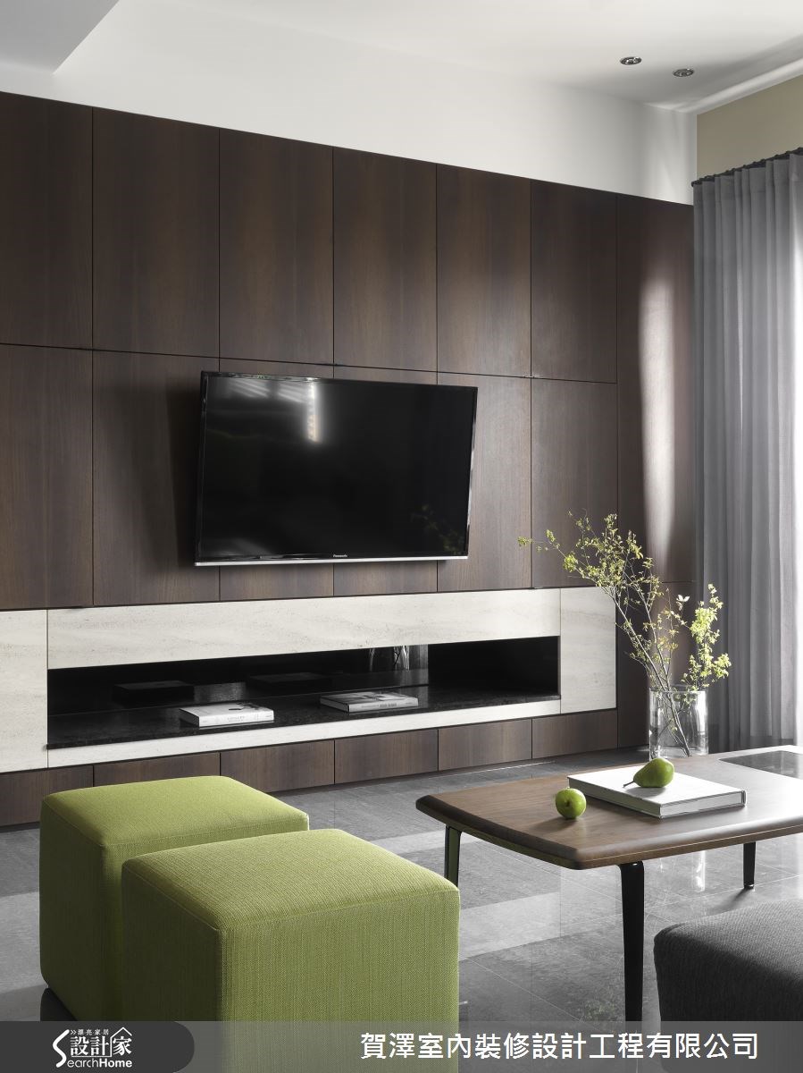 25坪預售屋＿現代風客廳案例圖片＿賀澤室內設計＿賀澤_03之3
