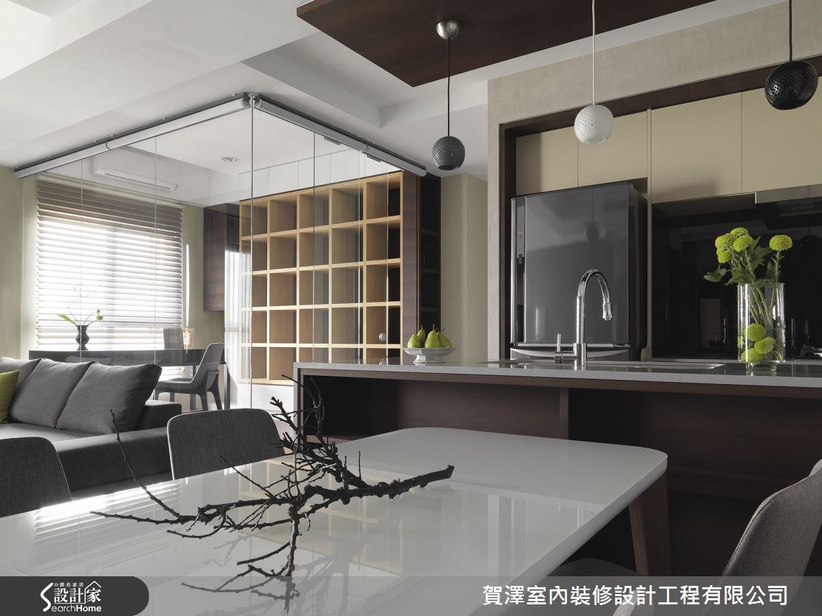 25坪預售屋＿現代風餐廳書房案例圖片＿賀澤室內設計＿賀澤_03之9