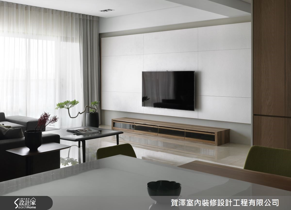 45坪新成屋(5年以下)＿休閒風客廳案例圖片＿賀澤室內設計＿賀澤_04之7