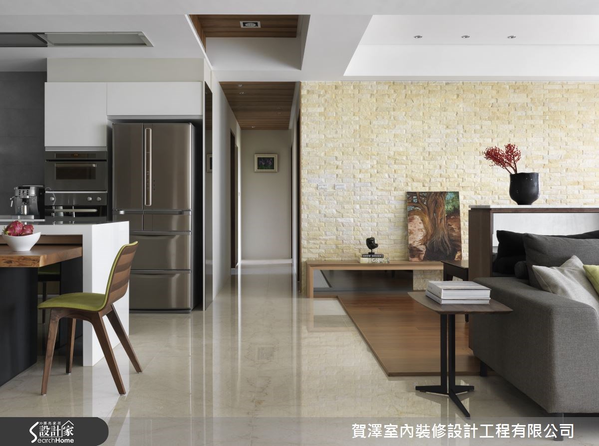 45坪新成屋(5年以下)＿休閒風走廊案例圖片＿賀澤室內設計＿賀澤_04之12