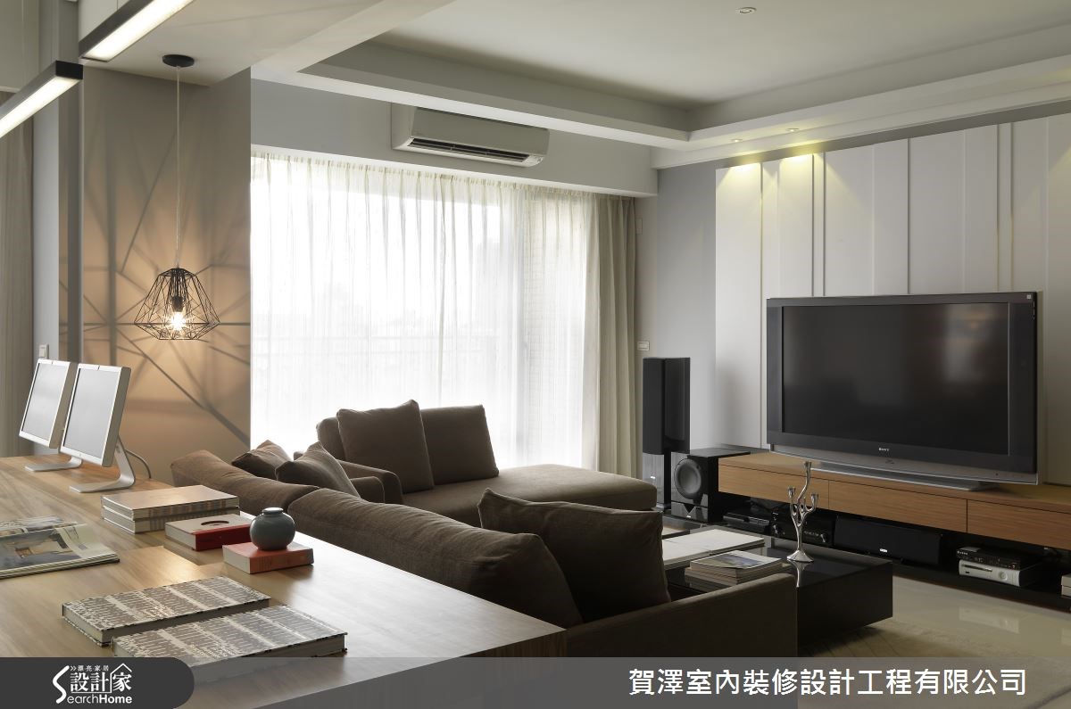 65坪新成屋(5年以下)＿混搭風客廳案例圖片＿賀澤室內設計＿賀澤_07之5