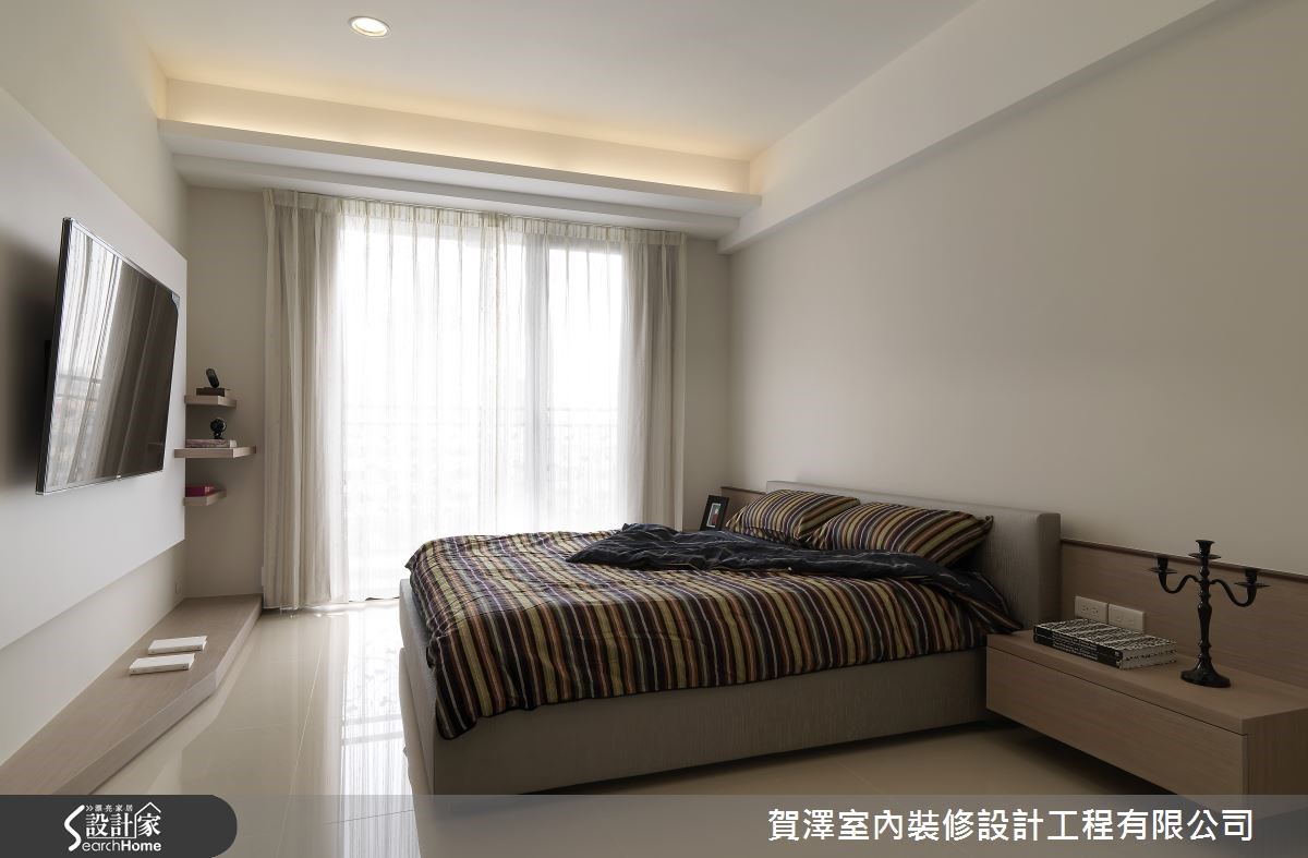 65坪新成屋(5年以下)＿混搭風臥室案例圖片＿賀澤室內設計＿賀澤_07之11