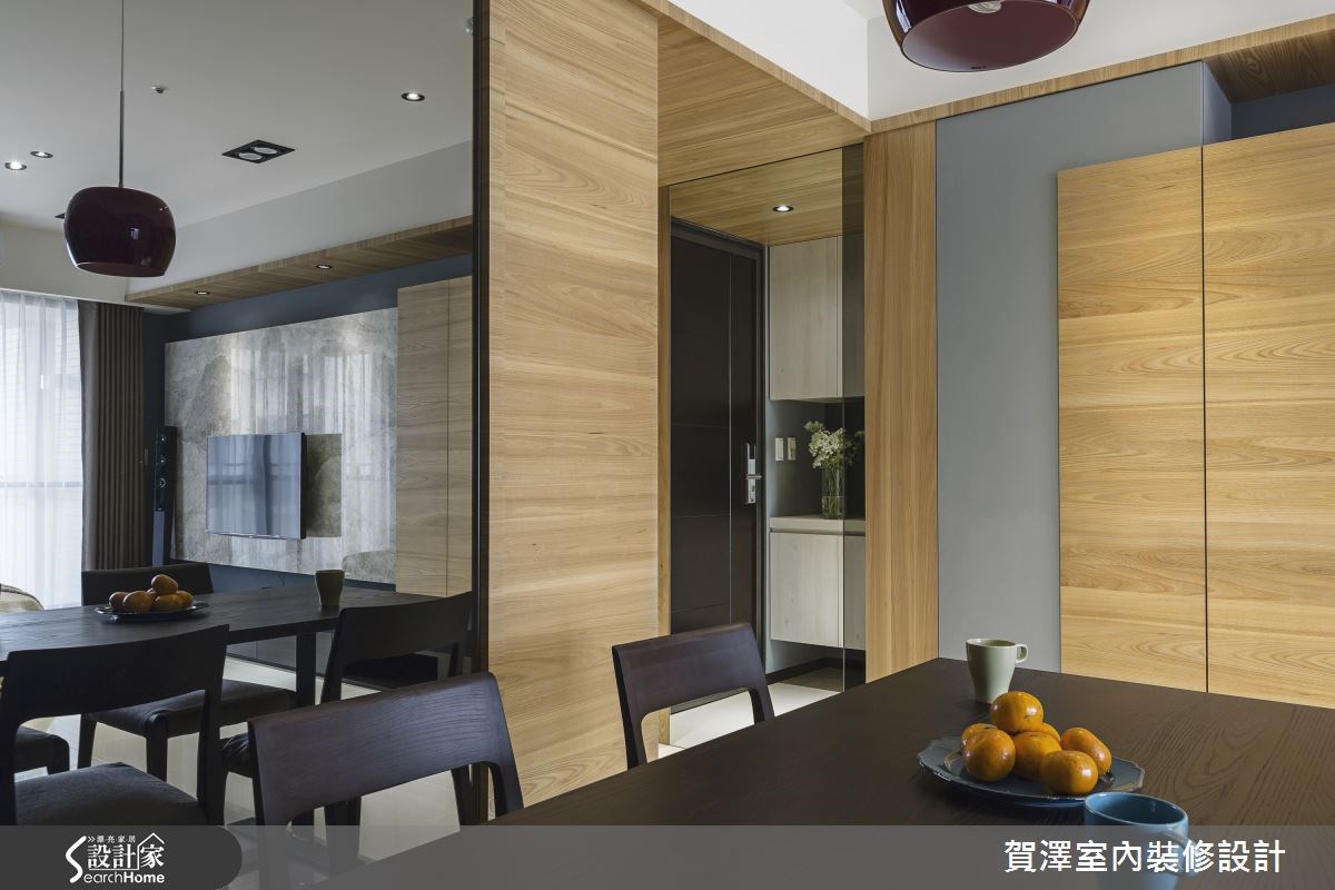 30坪新成屋(5年以下)＿現代風玄關餐廳案例圖片＿賀澤室內設計＿賀澤_11之2