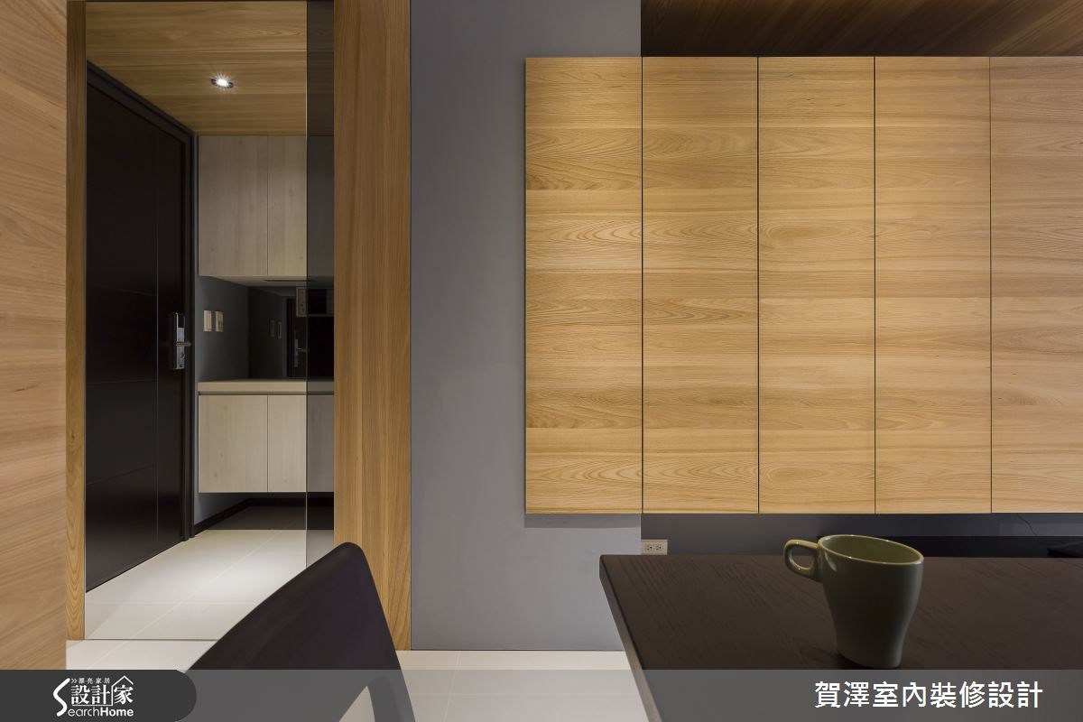 30坪新成屋(5年以下)＿現代風玄關走廊案例圖片＿賀澤室內設計＿賀澤_11之14