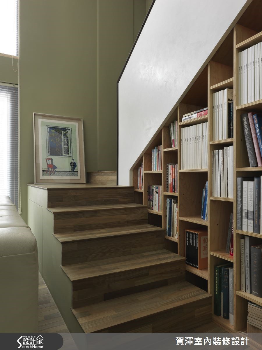 30坪中古屋(5~15年)＿療癒風樓梯案例圖片＿賀澤室內設計＿賀澤_12之6