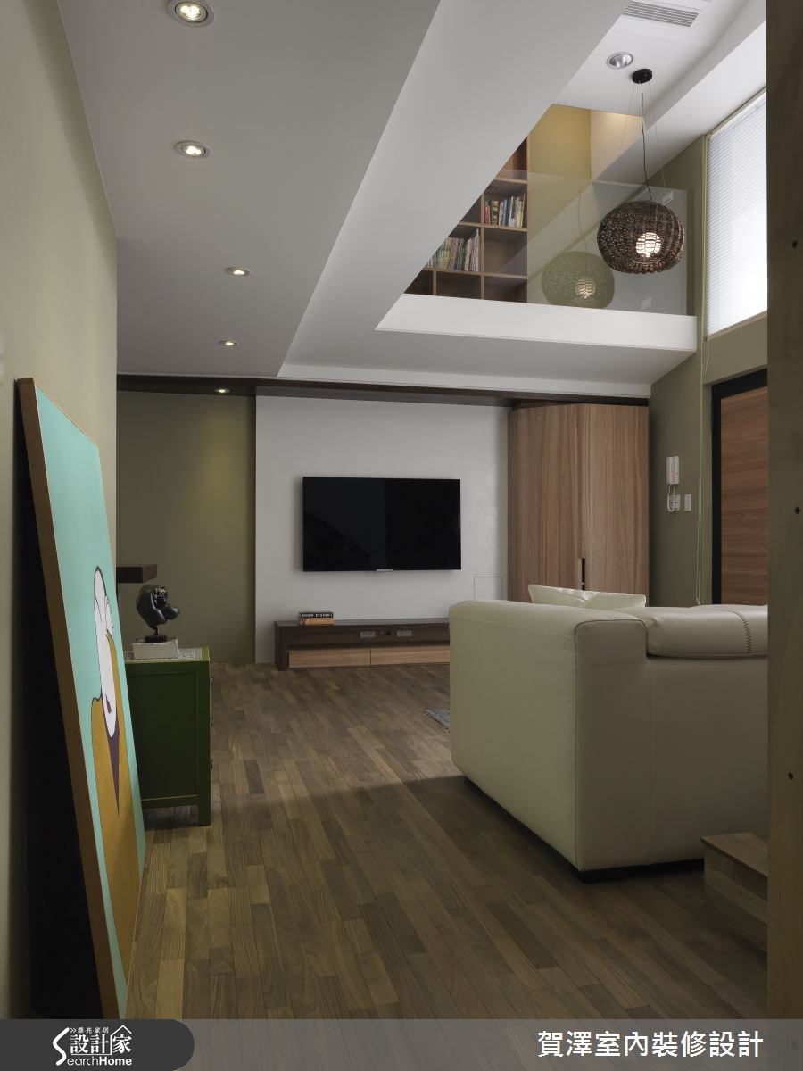 30坪中古屋(5~15年)＿療癒風客廳案例圖片＿賀澤室內設計＿賀澤_12之13