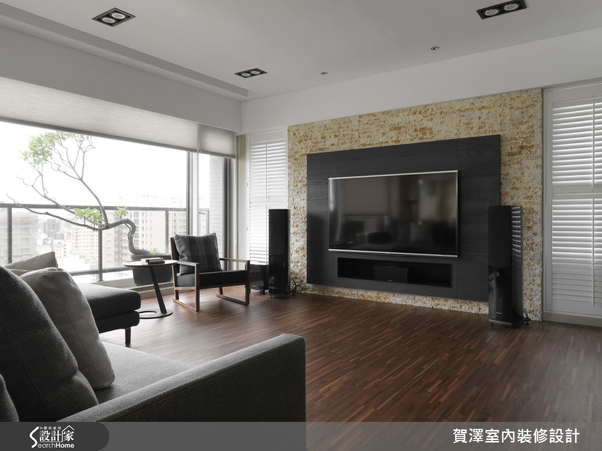 60坪預售屋＿現代風客廳案例圖片＿賀澤室內設計＿賀澤_14之3