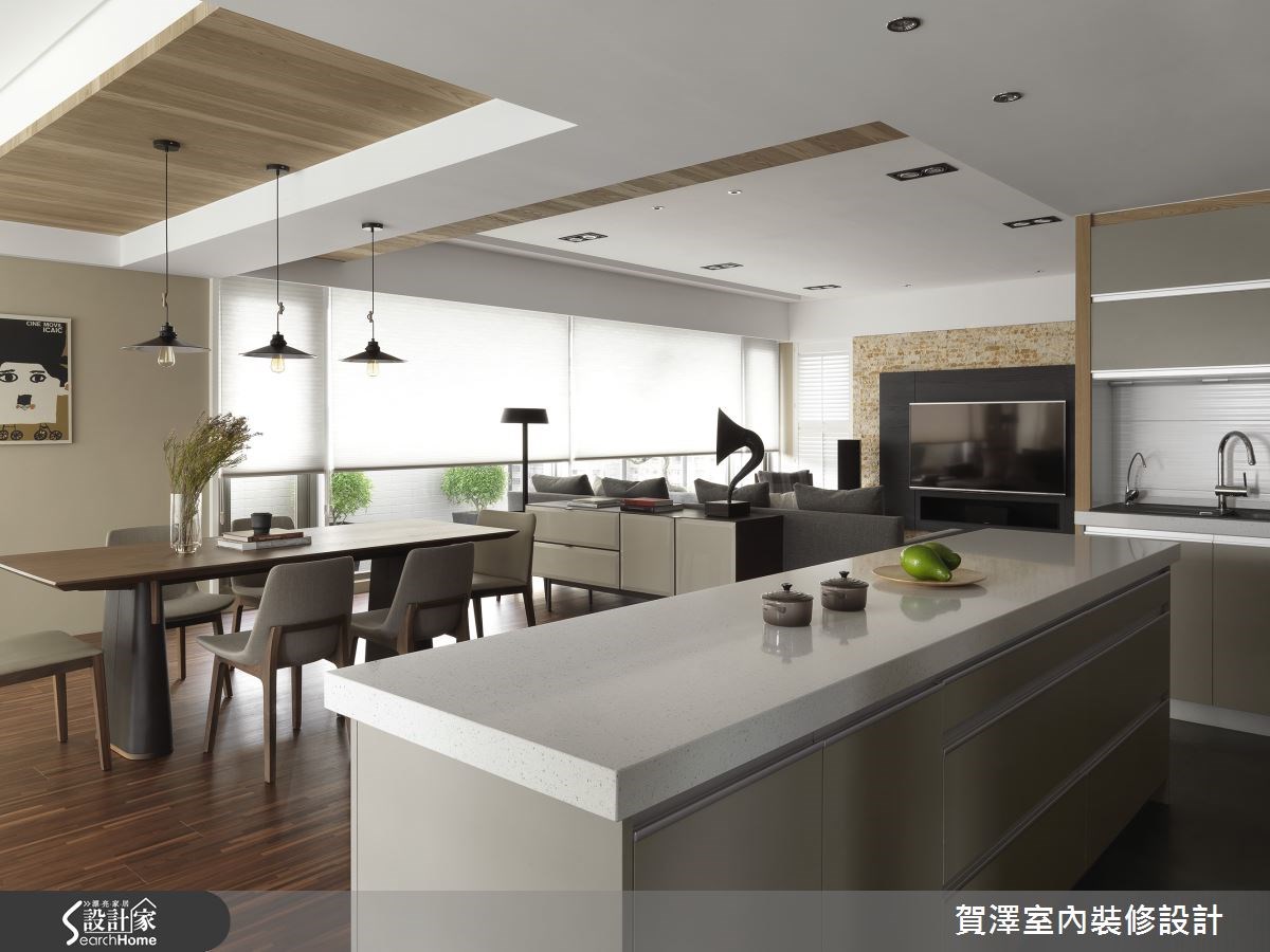 60坪預售屋＿現代風餐廳案例圖片＿賀澤室內設計＿賀澤_14之16