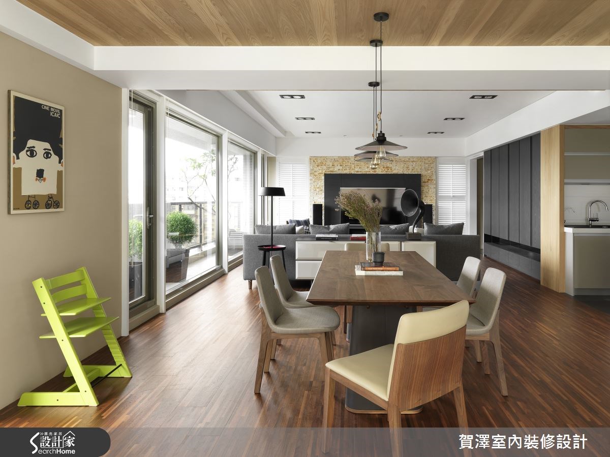 60坪預售屋＿現代風餐廳案例圖片＿賀澤室內設計＿賀澤_14之18