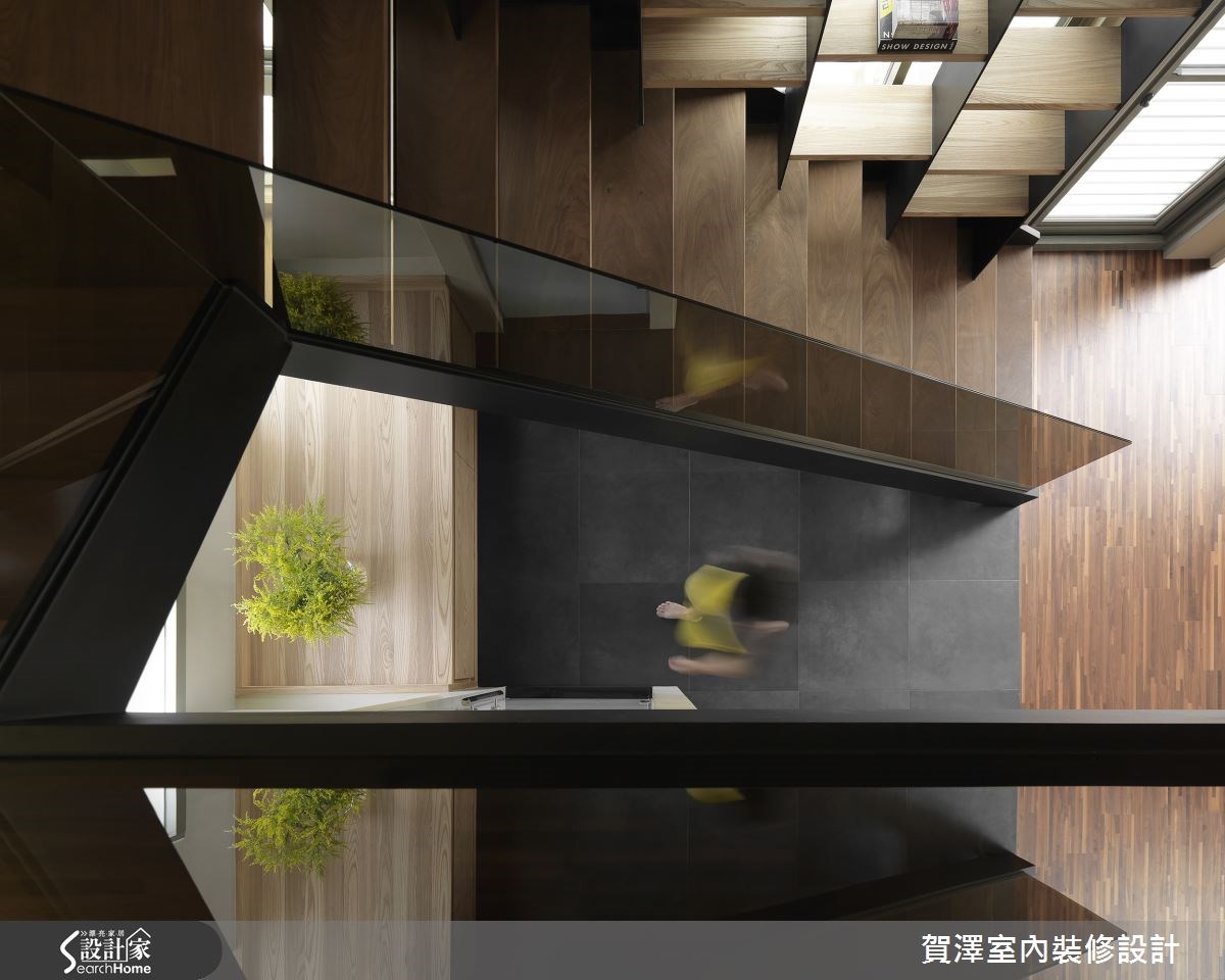 60坪預售屋＿現代風樓梯案例圖片＿賀澤室內設計＿賀澤_14之26