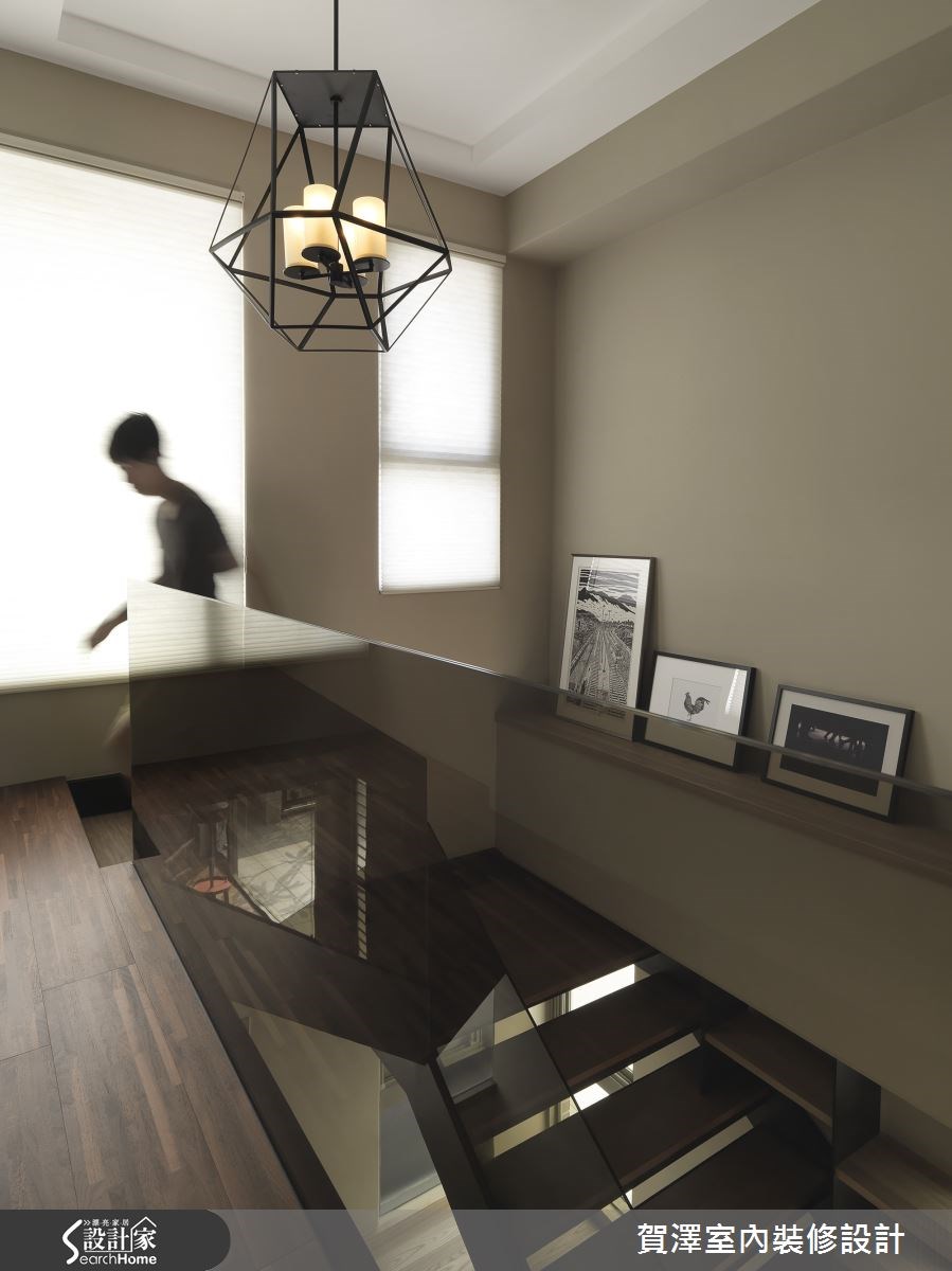 60坪預售屋＿現代風樓梯案例圖片＿賀澤室內設計＿賀澤_14之27