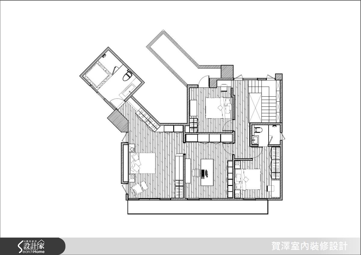 60坪預售屋＿現代風案例圖片＿賀澤室內設計＿賀澤_14之38