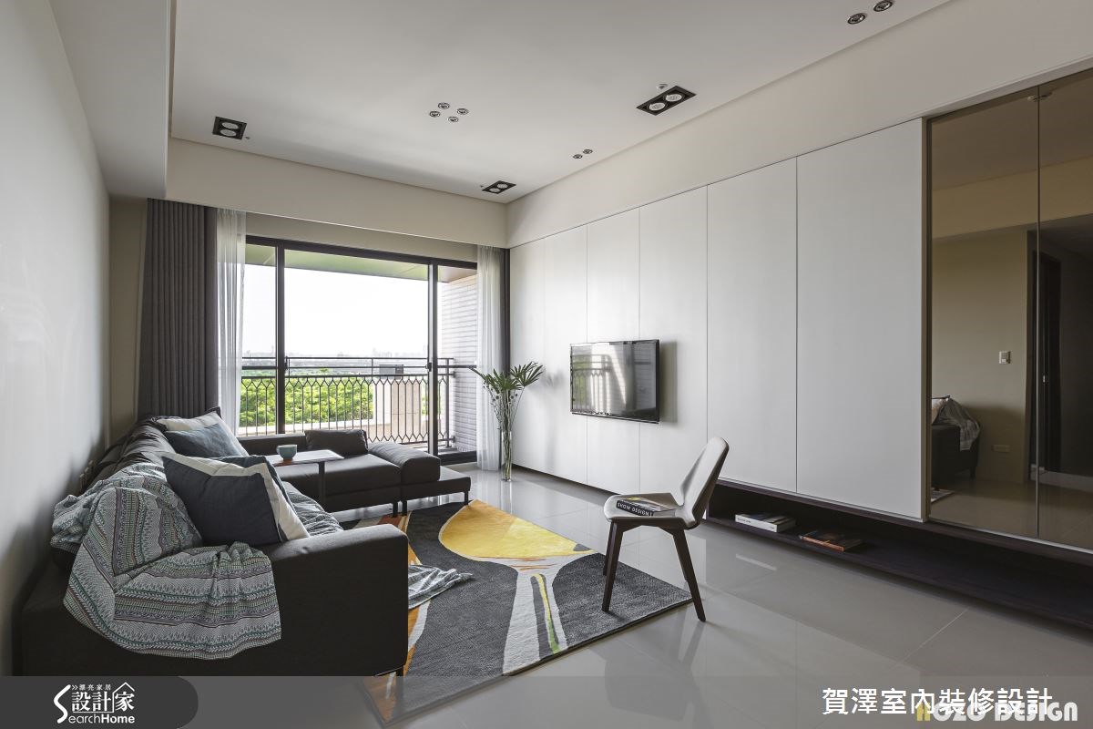 40坪預售屋＿現代風客廳案例圖片＿賀澤室內設計＿賀澤_15之5