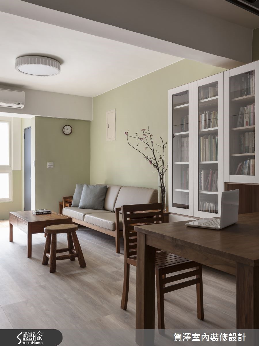 25坪老屋(16~30年)＿簡約風客廳餐廳案例圖片＿賀澤室內設計＿賀澤_16之4