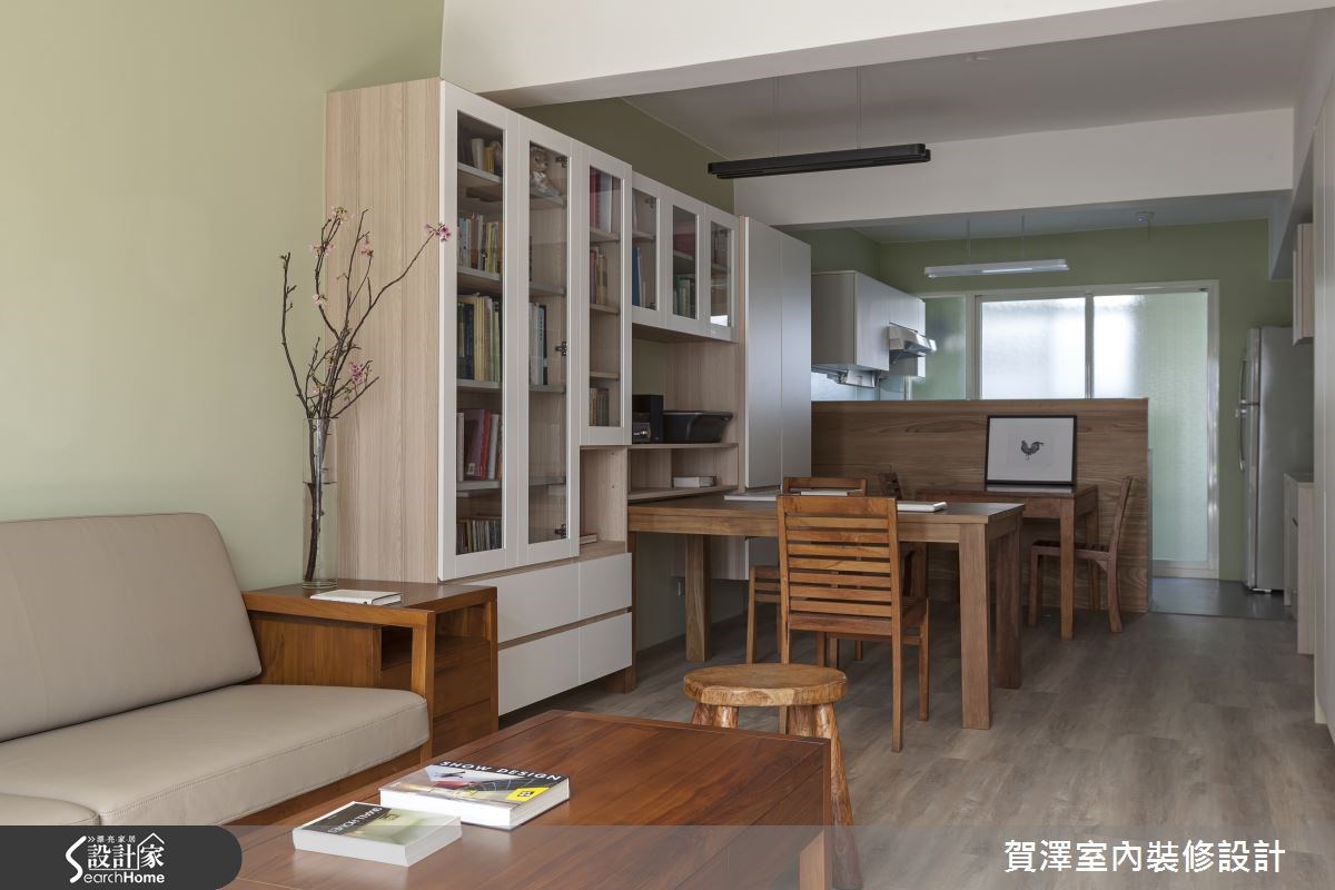 25坪老屋(16~30年)＿簡約風客廳餐廳案例圖片＿賀澤室內設計＿賀澤_16之8