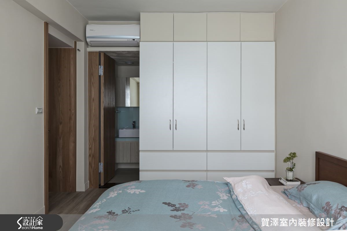 25坪老屋(16~30年)＿簡約風臥室浴室案例圖片＿賀澤室內設計＿賀澤_16之22