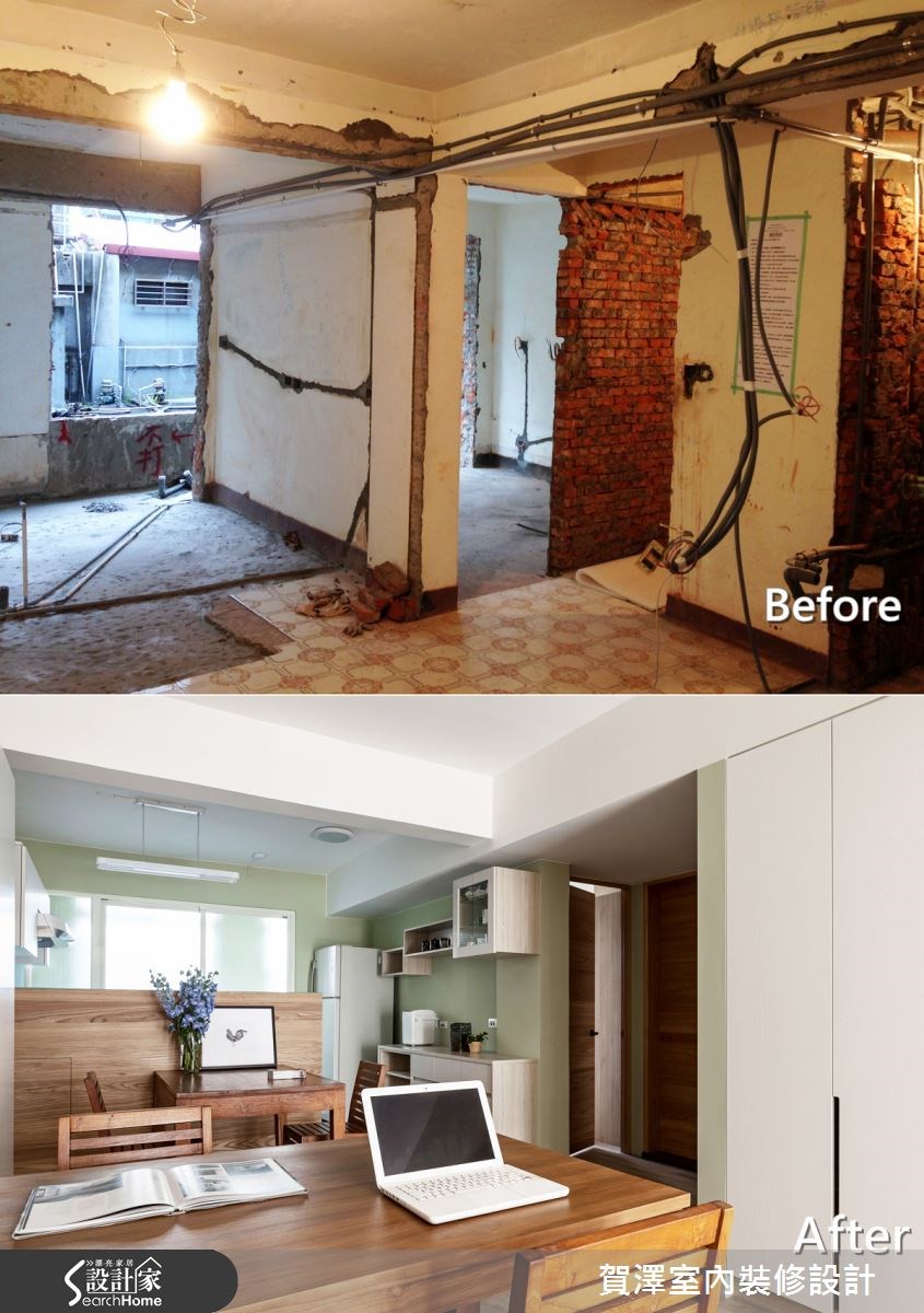 25坪老屋(16~30年)＿簡約風餐廳廚房案例圖片＿賀澤室內設計＿賀澤_16之29