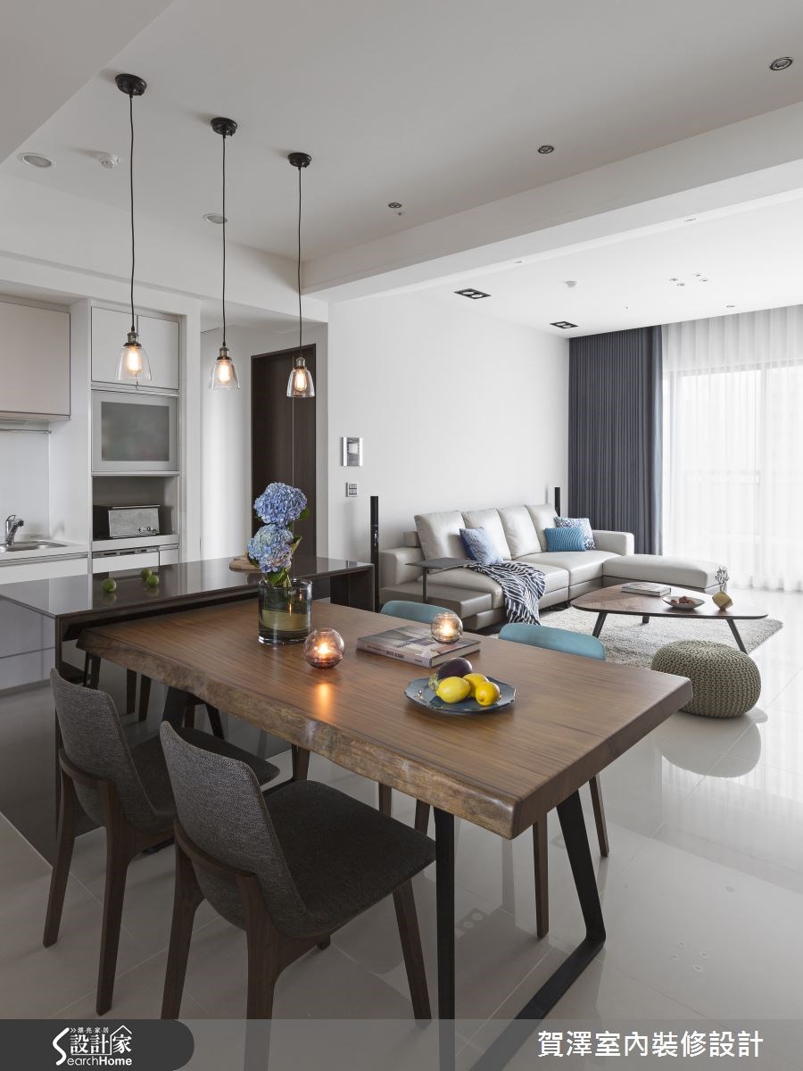 50坪新成屋(5年以下)＿現代風客廳餐廳案例圖片＿賀澤室內設計＿賀澤_17之7