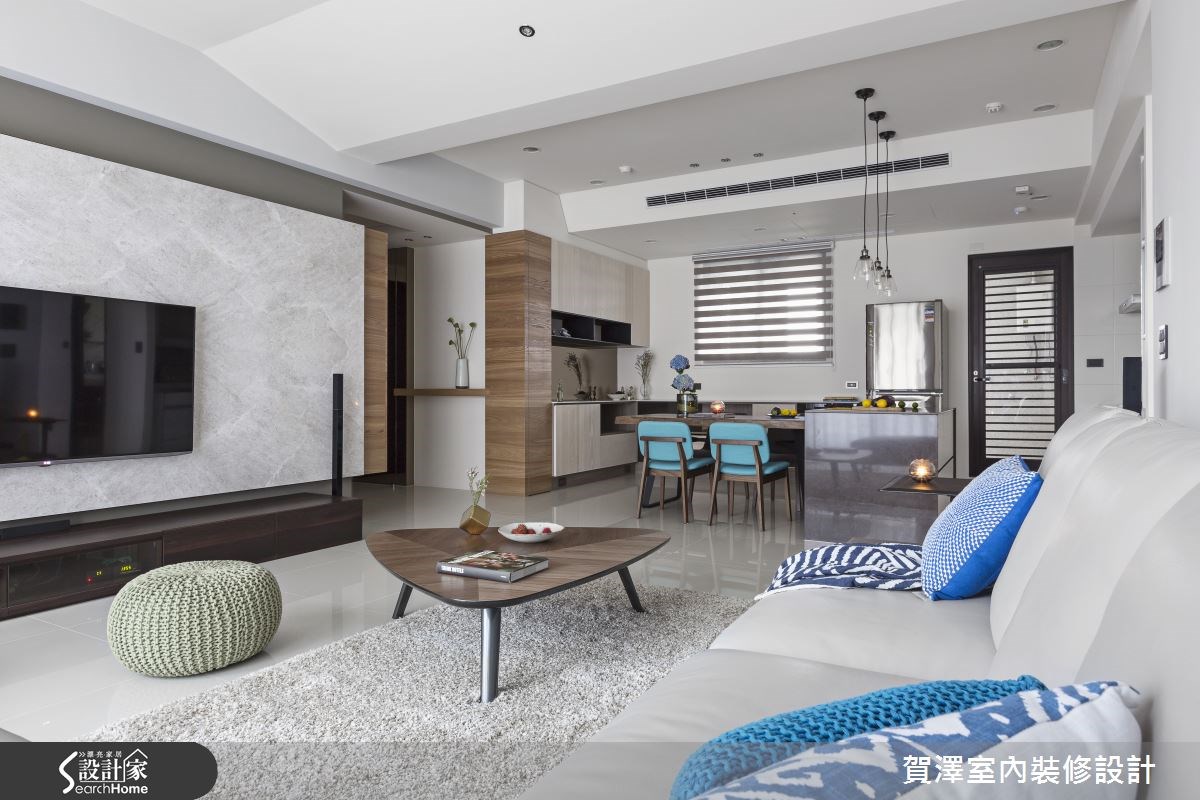 50坪新成屋(5年以下)＿現代風客廳餐廳案例圖片＿賀澤室內設計＿賀澤_17之16