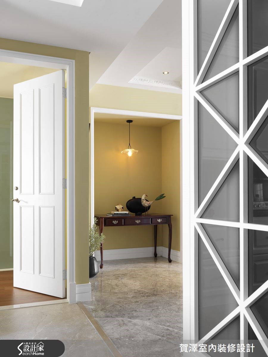 85坪新成屋(5年以下)＿美式風走廊案例圖片＿賀澤室內設計＿賀澤_18之3