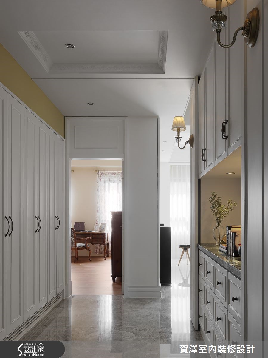 85坪新成屋(5年以下)＿美式風走廊案例圖片＿賀澤室內設計＿賀澤_18之4