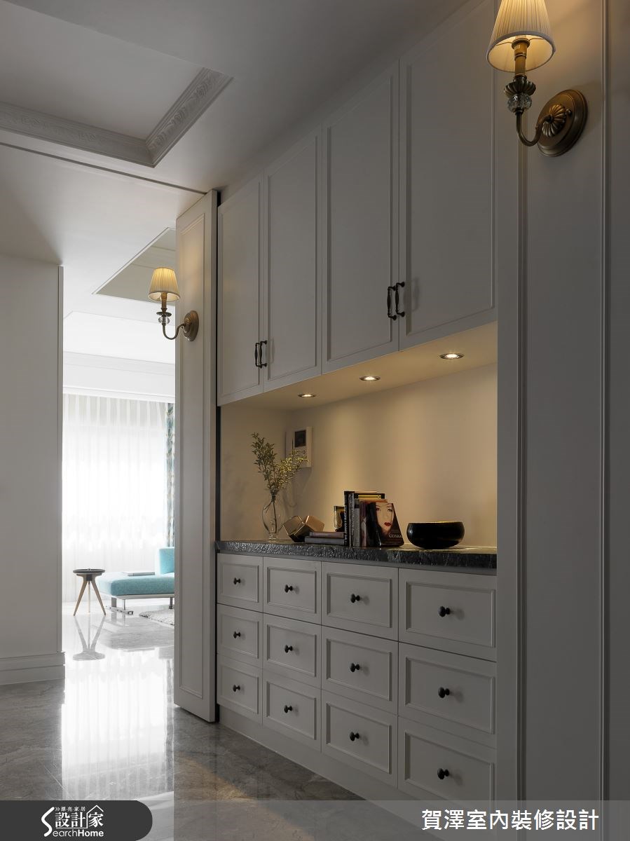 85坪新成屋(5年以下)＿美式風走廊案例圖片＿賀澤室內設計＿賀澤_18之5