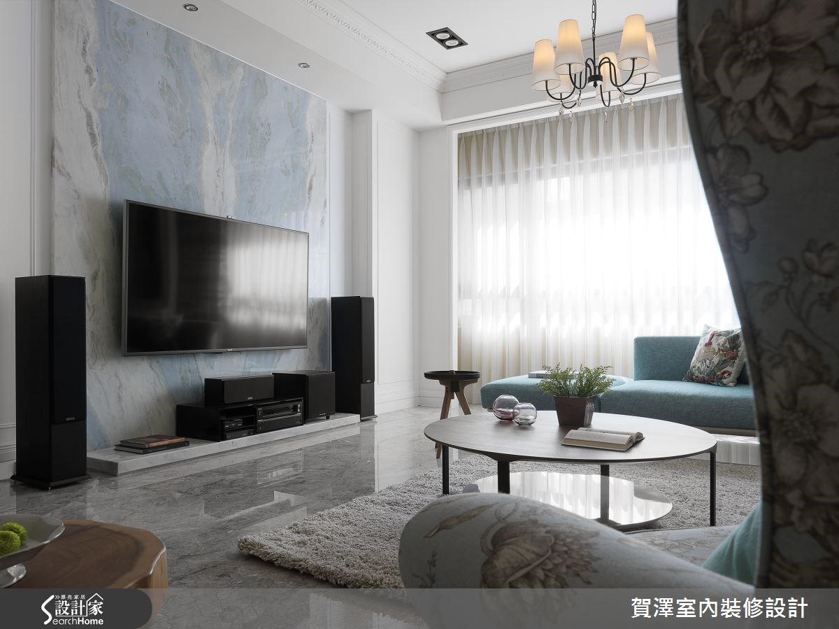 85坪新成屋(5年以下)＿美式風客廳案例圖片＿賀澤室內設計＿賀澤_18之11