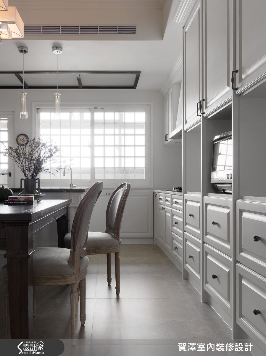 85坪新成屋(5年以下)＿美式風廚房案例圖片＿賀澤室內設計＿賀澤_18之18