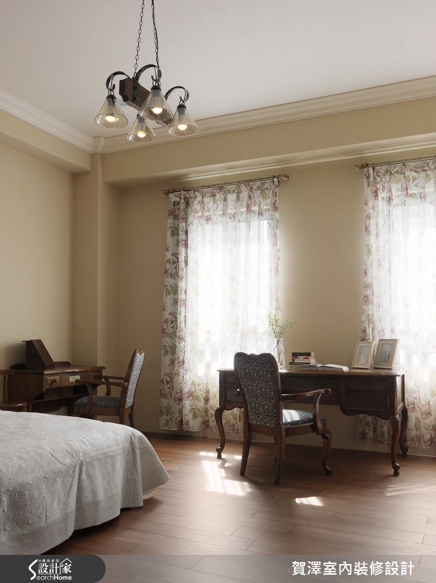 85坪新成屋(5年以下)＿美式風臥室案例圖片＿賀澤室內設計＿賀澤_18之24