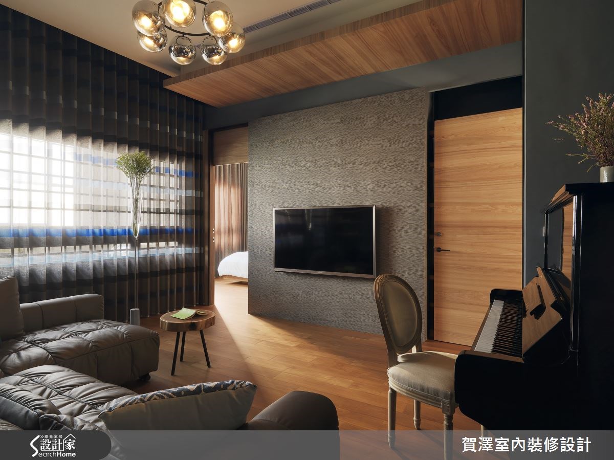 85坪新成屋(5年以下)＿美式風客廳案例圖片＿賀澤室內設計＿賀澤_18之29