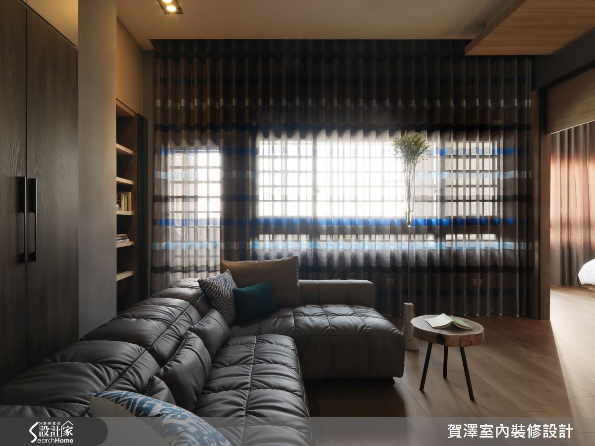 85坪新成屋(5年以下)＿美式風客廳案例圖片＿賀澤室內設計＿賀澤_18之30