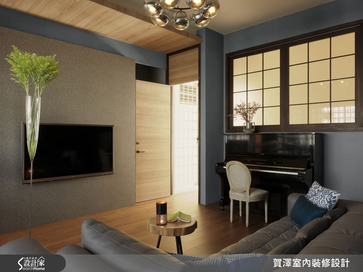 85坪新成屋(5年以下)＿美式風客廳案例圖片＿賀澤室內設計＿賀澤_18之34