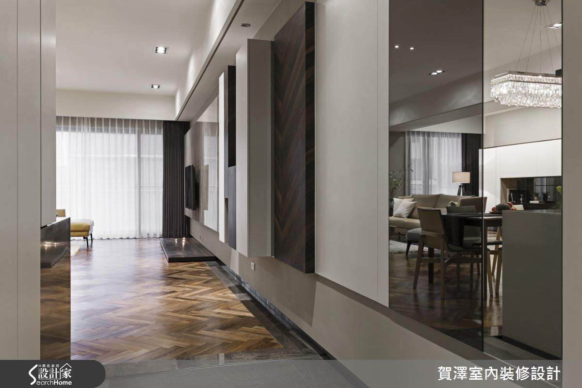 42坪新成屋(5年以下)＿奢華風走廊案例圖片＿賀澤室內設計＿賀澤_19之2