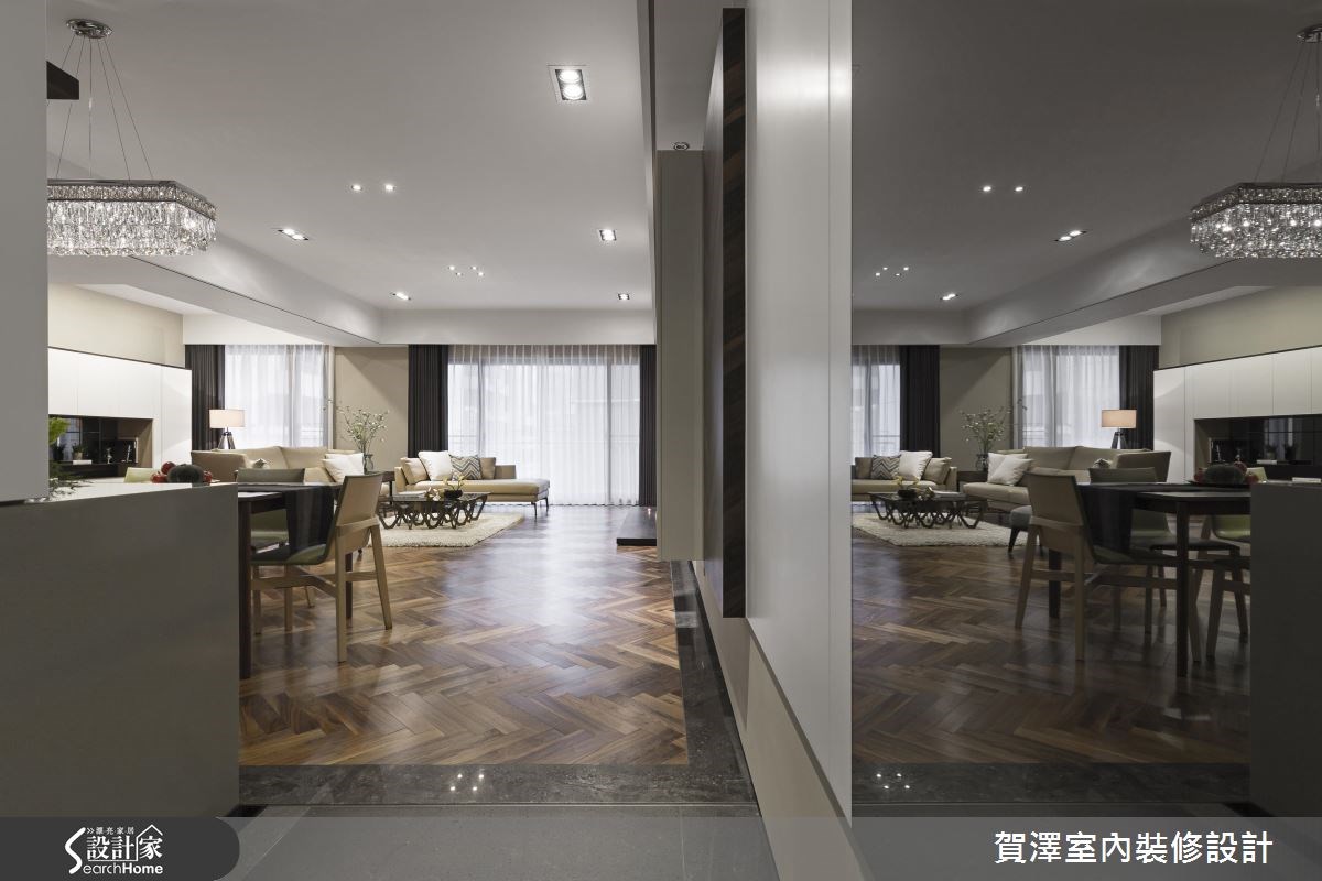 42坪新成屋(5年以下)＿奢華風走廊案例圖片＿賀澤室內設計＿賀澤_19之3