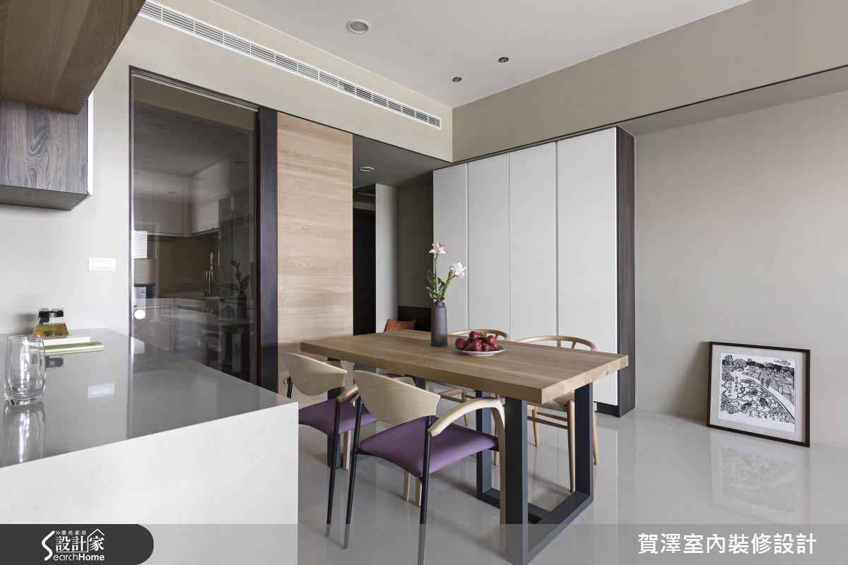 28坪新成屋(5年以下)＿簡約風餐廳案例圖片＿賀澤室內設計＿賀澤_20之11