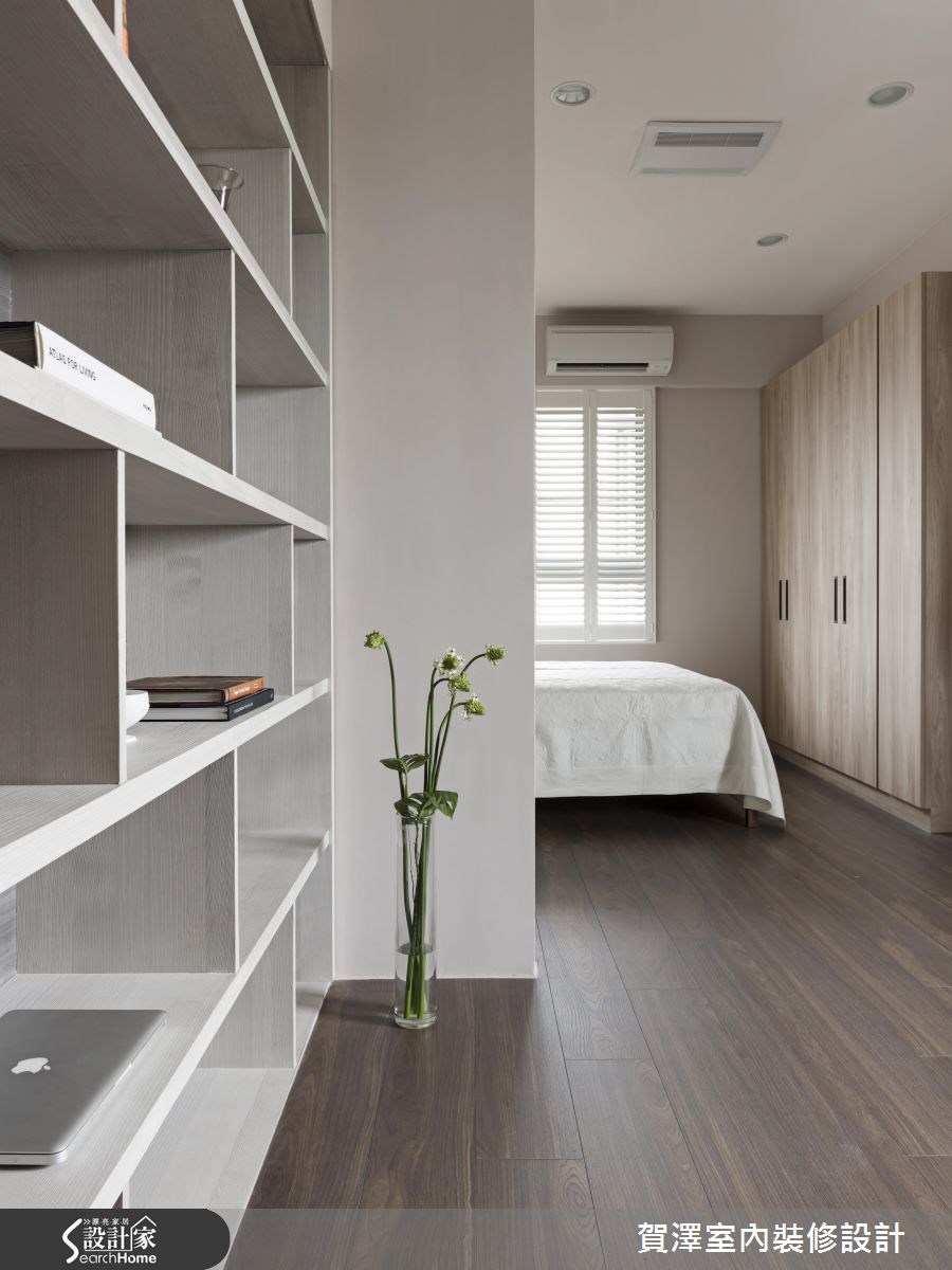 28坪新成屋(5年以下)＿簡約風臥室案例圖片＿賀澤室內設計＿賀澤_20之18
