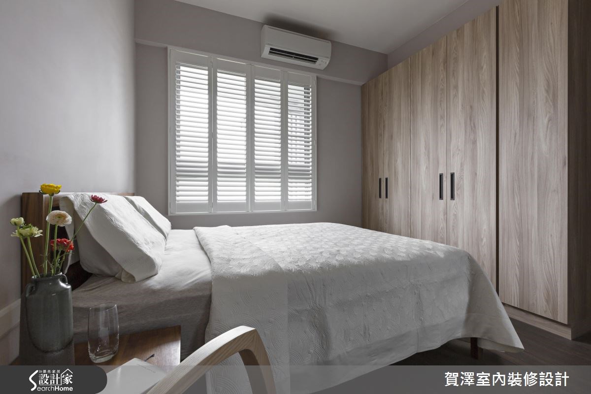 28坪新成屋(5年以下)＿簡約風臥室案例圖片＿賀澤室內設計＿賀澤_20之20