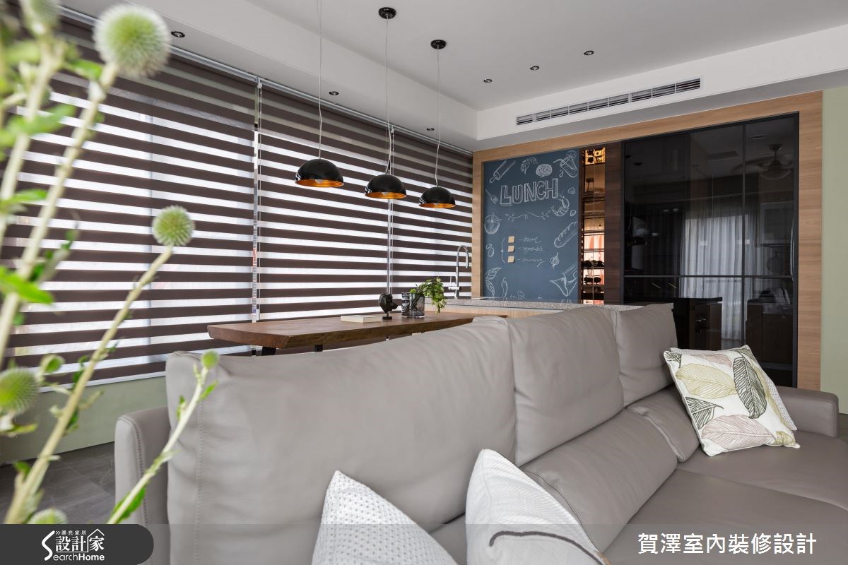 60坪預售屋＿休閒風客廳案例圖片＿賀澤室內設計＿賀澤_22之9