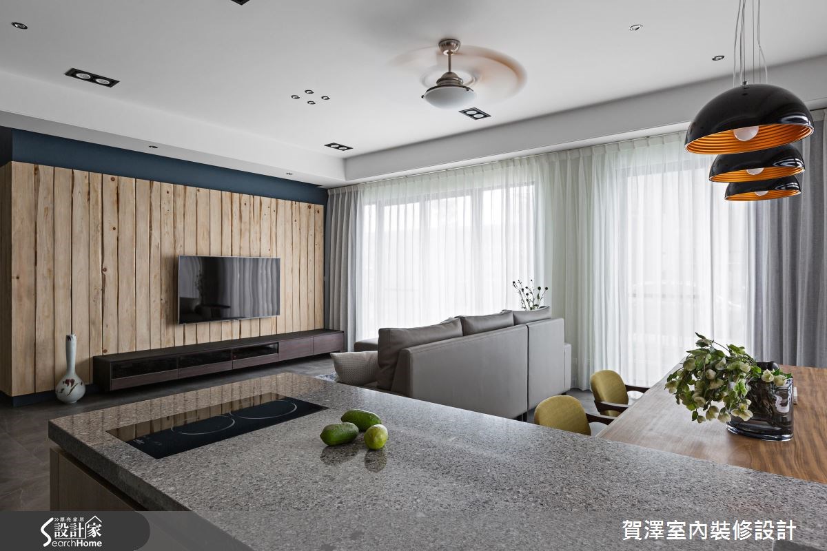 60坪預售屋＿休閒風客廳餐廳案例圖片＿賀澤室內設計＿賀澤_22之14