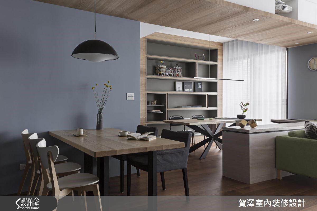 新成屋(5年以下)＿現代風餐廳書房案例圖片＿賀澤室內設計＿賀澤_24之7