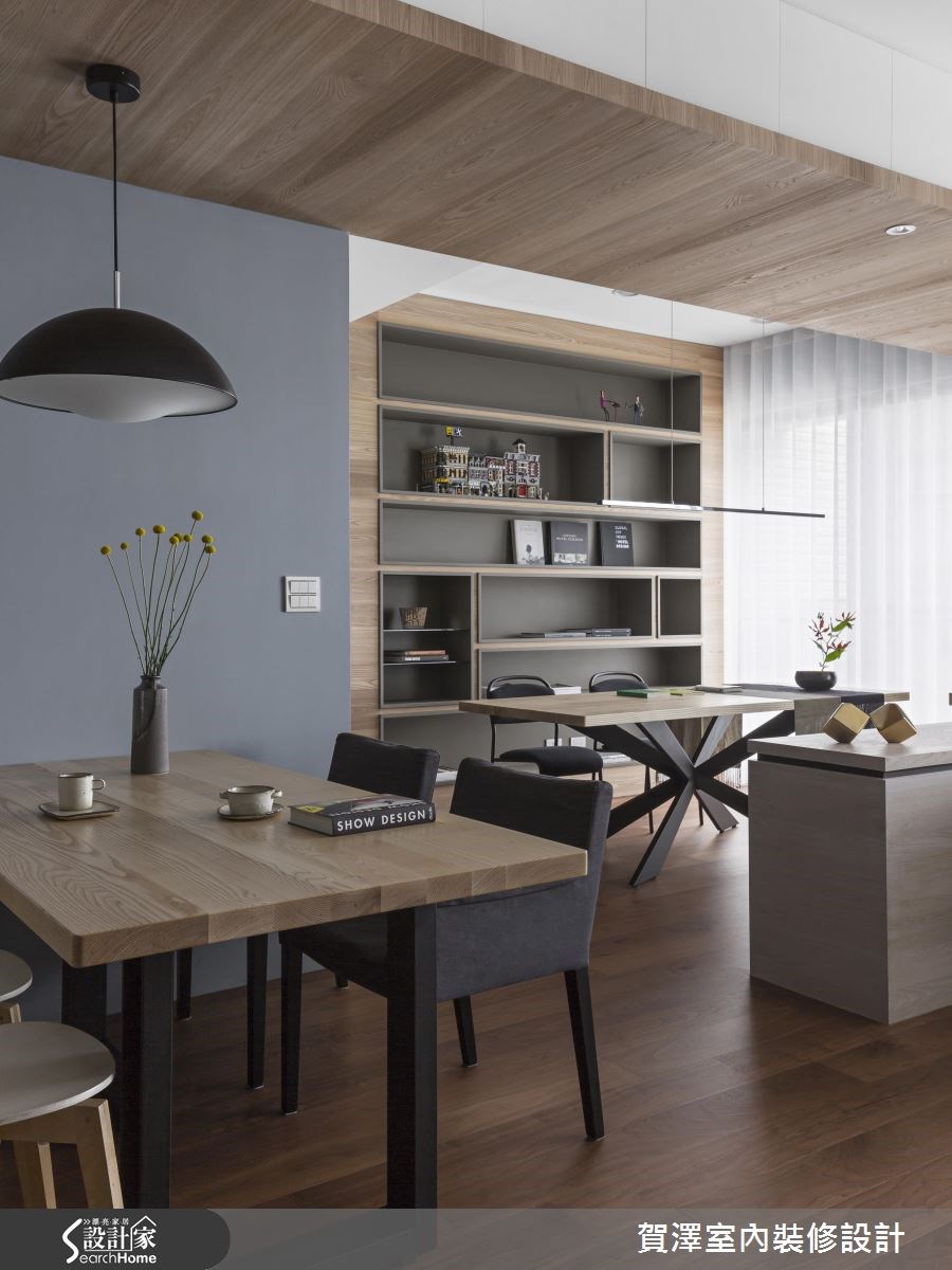 新成屋(5年以下)＿現代風餐廳書房案例圖片＿賀澤室內設計＿賀澤_24之8