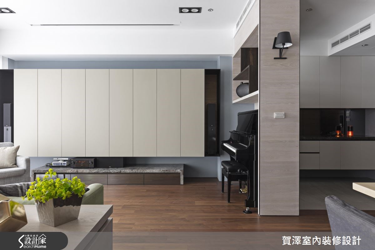 新成屋(5年以下)＿現代風玄關客廳案例圖片＿賀澤室內設計＿賀澤_24之14